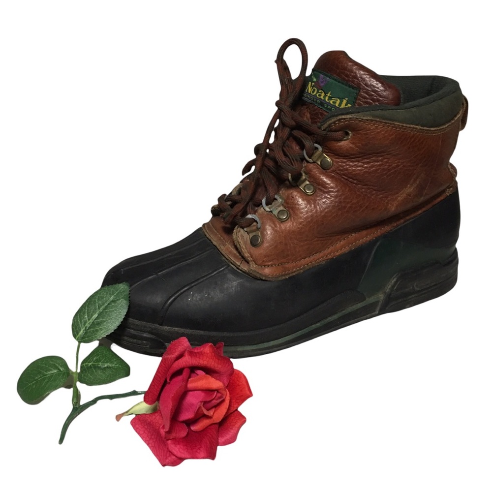 Vtg. Noatak Outdoor Sport leather Insulated Sub Zero Duck Boots 11.5